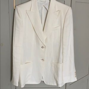 MaxMara linen blazer.
